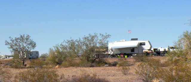 Quartzsite and Our Plamosa Road BLM Camp