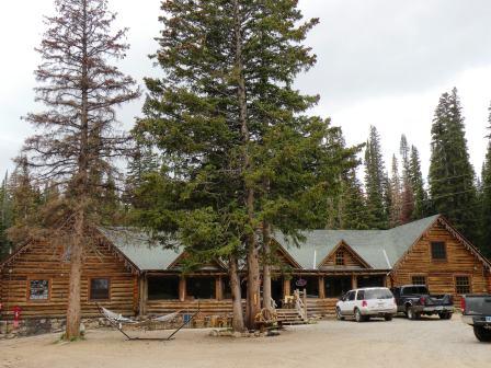 Snowy Mountain Lodge west of Laramie Wyoming